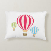 Heteluchtballonnen Ontwerp Accent Kussen (Achterkant)