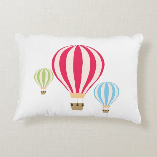 Heteluchtballonnen Ontwerp Accent Kussen (Achterkant)