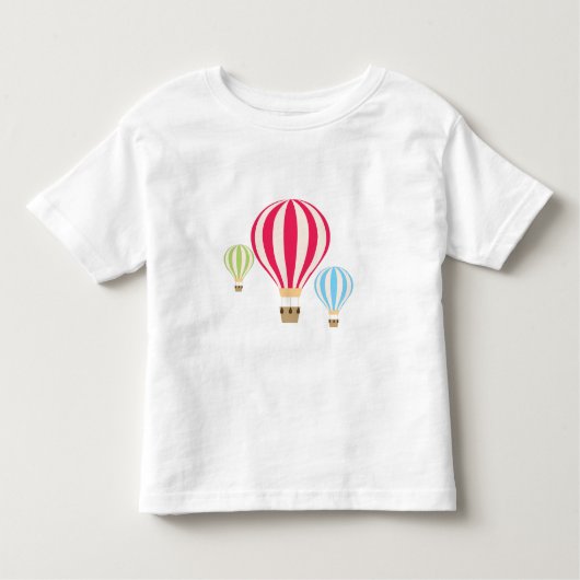 Heteluchtballonnen Ontwerp Kinder Shirts (Voorkant)