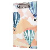 heteluchtballonnen | pastelkleurige Waterverf Klembord (Links)