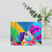 Heteluchtballonspectakel Briefkaart (Staand voorkant)