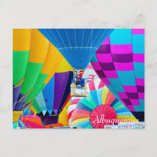 Heteluchtballonspectakel Briefkaart