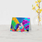 Heteluchtballonspektakel Kaart (Gele Bloem)