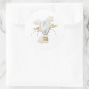 Heteluchtballonstickers Ronde Sticker