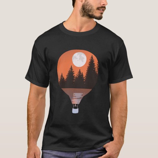 heteluchtballonvaart -vliegballonnen -gasballonvaa t-shirt (Voorkant)