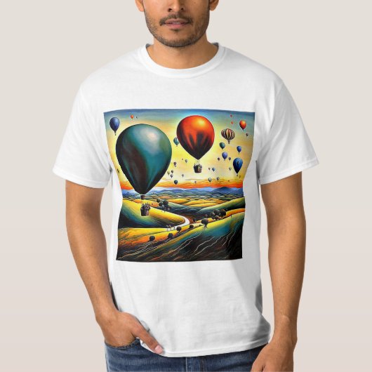 heteluchtballonvaren t-shirt (Voorkant)