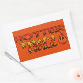 Heter dan de hel Sticker (Envelop)