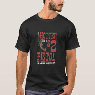 Heter Dan een Country Rodeo met een Tweedollar Pis T-shirt