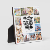 Heter door één graads Afstudeerder fotocollageheri Fotoplaat (Voorkant)