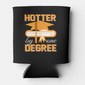 Heter door één graads Pride Afstuderen geschenken Blikjeskoeler (Voorkant)