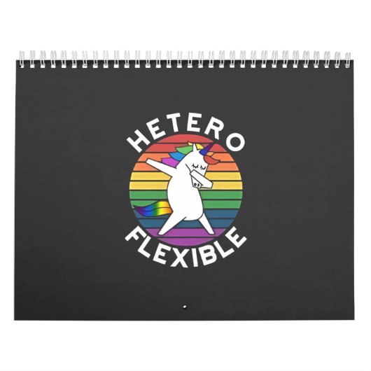 Hetero Flexibele LHBT Lesbische Homo Biseksuele Tr Kalender (Hoes)