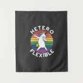 Hetero Flexibele LHBT Lesbische Homo Biseksuele Tr Wandkleed (Voorkant)