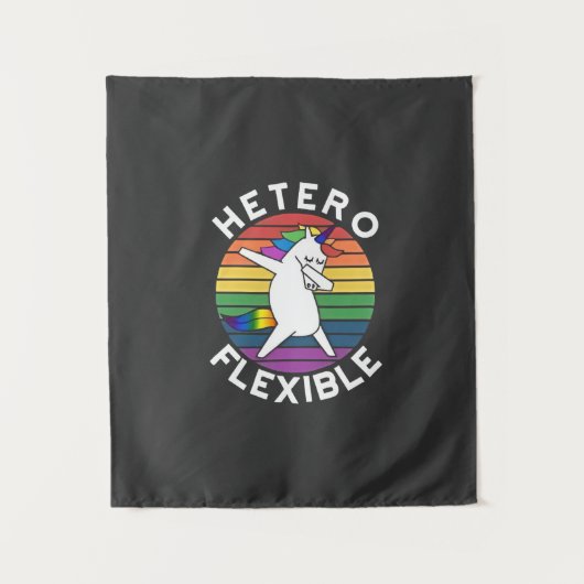 Hetero Flexibele LHBT Lesbische Homo Biseksuele Tr Wandkleed (Voorkant)