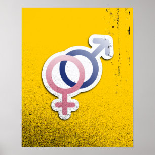 HETERO LOVE SYMBOLEN -.png Poster