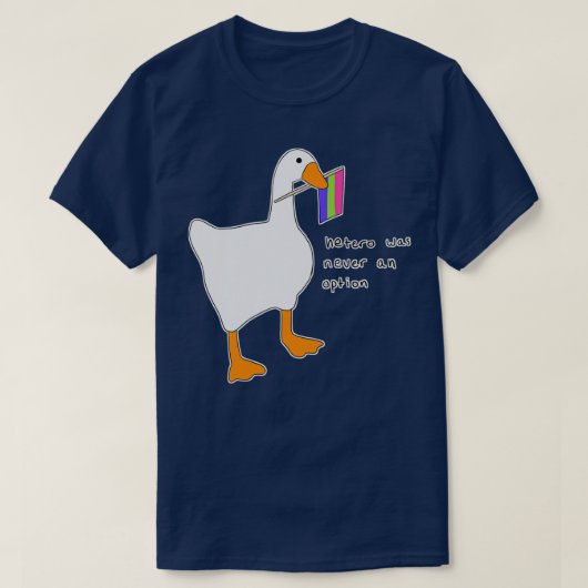 Hetero was nooit een optie voor polyseksueel t-shirt (Design voorkant)