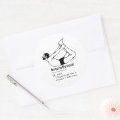 HETEROFLEXUEEL RONDE STICKER (Envelop)