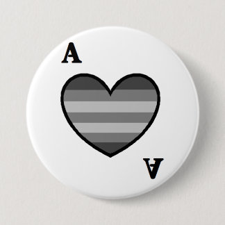 Heteroromantische aseksuele ACE-Button Ronde Button 7,6 Cm