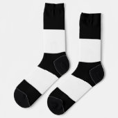 Heteroseksueel zwart wit gestreept LGBT Sokken (Links)