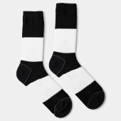 Heteroseksueel zwart wit gestreept LGBT Sokken (Rechts)