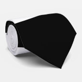 Heteroseksueel zwart wit gestreept LGBT Stropdas (Opgerold)