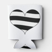 Heteroseksuele Pride Blikjeskoeler (Achterkant)