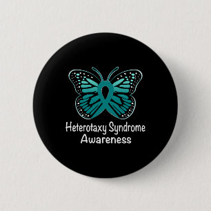 Heterotaxiesyndroom bewustzijnsstrijder ondersteun ronde button 5,7 cm