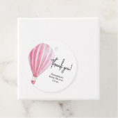 Hetetluftballon - babyshower bedankt bedankjes labels (In situ)
