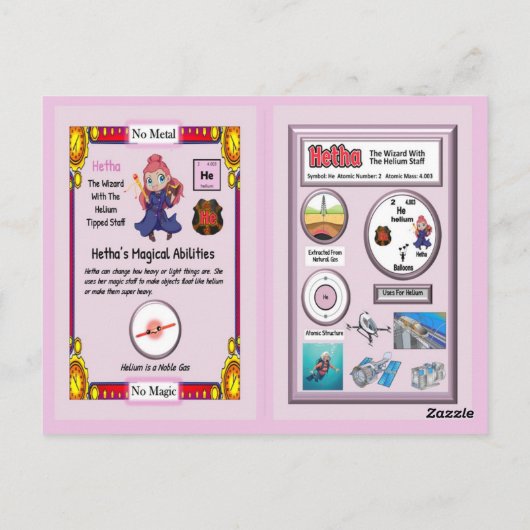 Hetha - Helium Trading Kaart (Achterkant)