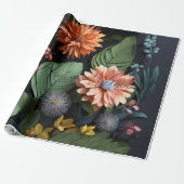 #HetHartvanWildeBloemenInpakpapier Cadeaupapier (Uitgerold)