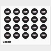 Hethey Pronouns Kaart Sticker (Vel)