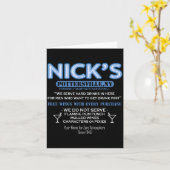 Het's Een Prachtig Leven Nicks Bar George Bailey C Kaart (Gele Bloem)