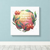 Hetsoevereine Hart Canvas Afdruk (Insitu (Houten vloer))