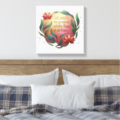 Hetsoevereine Hart Canvas Afdruk (Insitu (Slaapkamer))