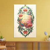 Hetsoevereine Hart Canvas Afdruk (Insitu (Woonkamer))