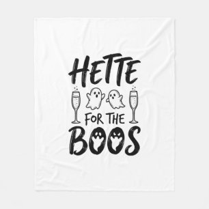 Hette Voor De Boos Halloween Ghost Feest T-shirt D Fleece Deken