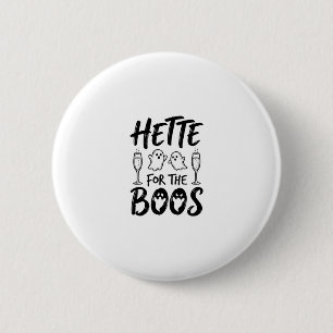 Hette Voor De Boos Halloween Ghost Feest T-shirt D Ronde Button 5,7 Cm