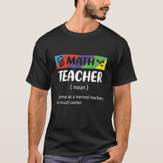 Hetzelfde als de normale leraar, maar veel koelere t-shirt (Voorkant)