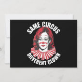 Hetzelfde Circus Verschillende Clown Anti Kamala 2 Kaart (Voorkant)