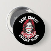 Hetzelfde Circus Verschillende Clown Anti Kamala 2 Ronde Button 7,6 Cm (Voorkant /achterkant)