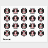 Hetzelfde Circus Verschillende Clown Anti Kamala 2 Ronde Sticker (Vel)