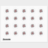 Hetzelfde circus Verschillende clown Grappig Kamal Ronde Sticker (Vel)