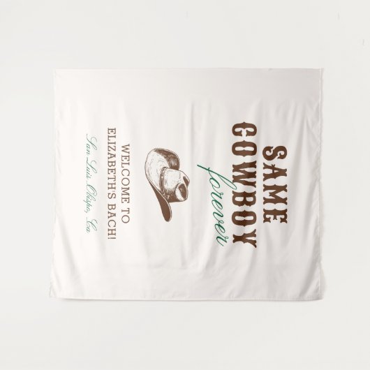 Hetzelfde cowboy-ontmaagdingweekend voor eeuwig wandkleed (Voorkant (horizontaal))