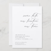 Hetzelfde Datum Nieuwe Locatie Nieuwe Tijd Wijzigi Kaart (Voorkant)