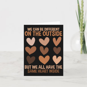 Hetzelfde hart binnen diversiteit liefde eenheid z kaart
