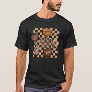 Hetzelfde hart in hart zwarte geschiedenis t-shirt