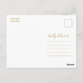Hetzelfde liefde, kleinere bruiloft, bruiloft inpe briefkaart (Achterkant)