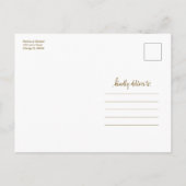 Hetzelfde liefde Schattig Hart Downsizen Huwelijks Briefkaart (Achterkant)