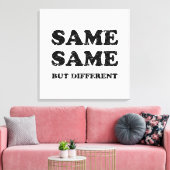 HETZELFDE MAAR VERSCHILLEND CANVAS AFDRUK (Insitu (Woonkamer))