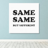 HETZELFDE MAAR VERSCHILLEND CANVAS AFDRUK (Insitu (Houten vloer))