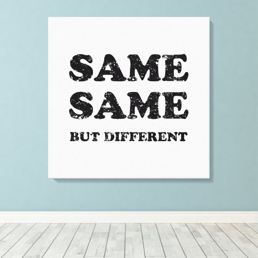 HETZELFDE MAAR VERSCHILLEND CANVAS AFDRUK (Insitu (Houten vloer))